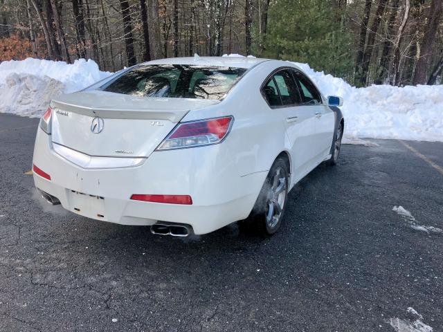 19UUA9F56A009661 - 2010 ACURA TL AWD WHITE photo 3