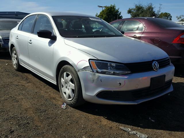 3VW1K7AJXDM272070 - 2013 VOLKSWAGEN JETTA BASE Արծաթագույն լուսանկար 1