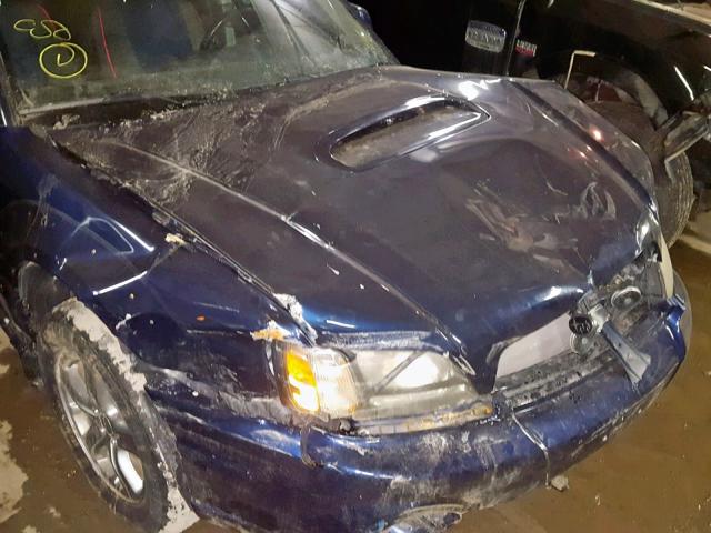 4S4BT63C255102480 - 2005 SUBARU BAJA TURBO BLUE photo 9