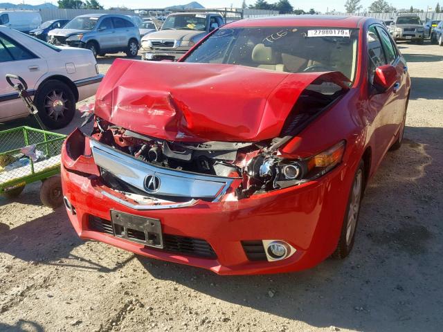 JH4CU2F68DC012036 - 2013 ACURA TSX TECH RED photo 2