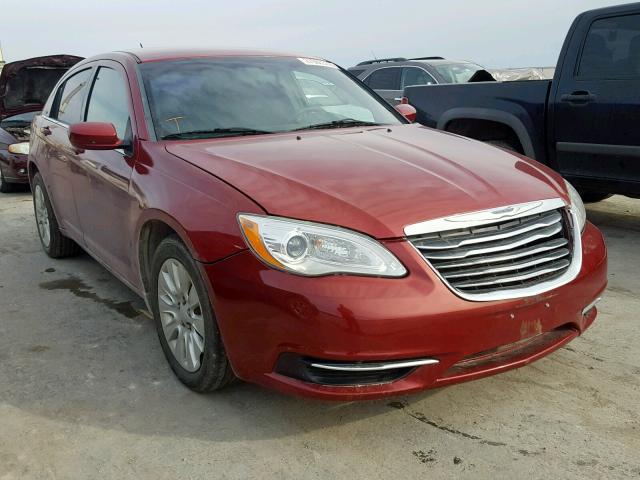 1C3CCBAB4CN320546 - 2012 CHRYSLER 200 LX MAROON photo 1