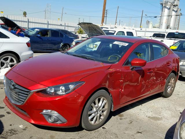 3MZBM1W75FM132620 - 2015 MAZDA 3 GRAND TO RED photo 2