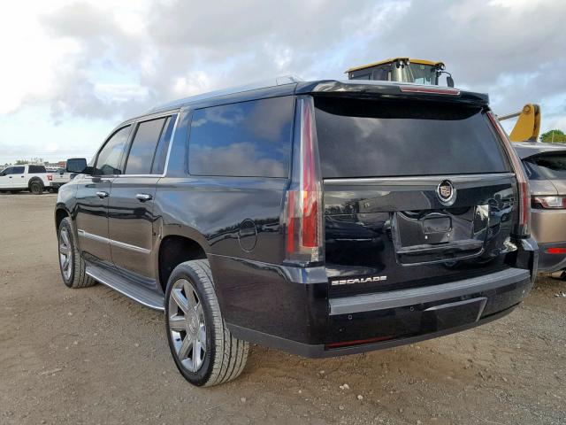 1GYS3HKJ6FR249311 - 2015 CADILLAC ESCALADE E BLACK photo 3