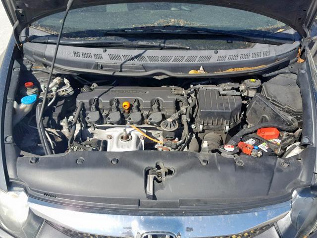 2HGFA1F99AH511529 - 2010 HONDA CIVIC EXL GRAY photo 7