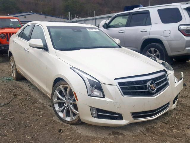 1G6AL5S3XE0135772 - 2014 CADILLAC ATS PREMIU WHITE photo 1