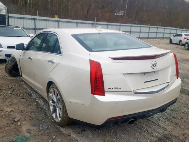 1G6AL5S3XE0135772 - 2014 CADILLAC ATS PREMIU WHITE photo 3