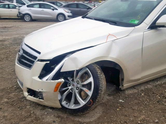 1G6AL5S3XE0135772 - 2014 CADILLAC ATS PREMIU WHITE photo 9