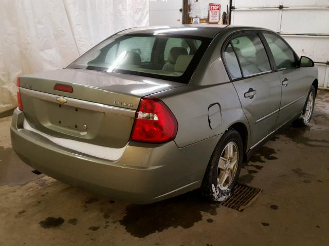 1G1ZT54825F184415 - 2005 CHEVROLET MALIBU LS 绿色 照片 4