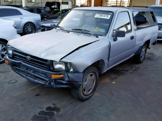 JT4RN81A3N0088175 - 1992 TOYOTA PICKUP 1/2 SILVER photo 2