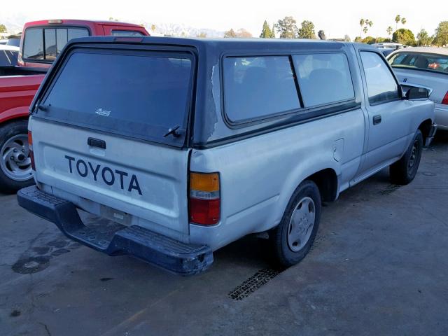 JT4RN81A3N0088175 - 1992 TOYOTA PICKUP 1/2 SILVER photo 4