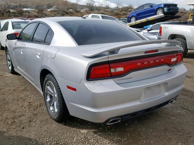 2C3CDXHGXCH301293 - 2012 DODGE CHARGER SX SILVER photo 3