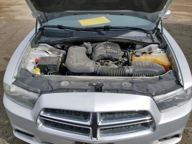 2C3CDXHGXCH301293 - 2012 DODGE CHARGER SX SILVER photo 7