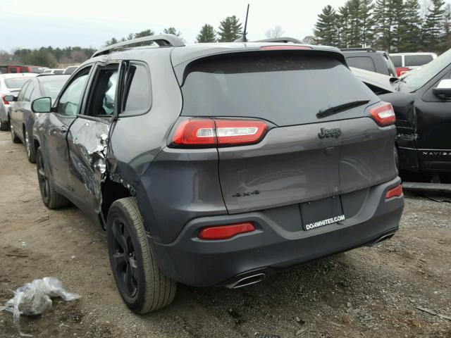 1C4PJMCX8JD505578 - 2018 JEEP CHEROKEE L CHARCOAL photo 3