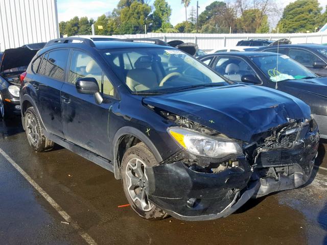 JF2GPAWC8E8215248 - 2014 SUBARU XV CROSSTR BLACK photo 1