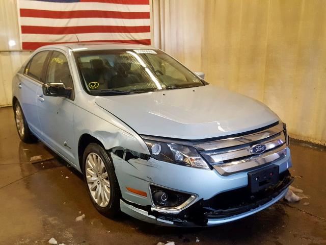 3FADP0L30AR247769 - 2010 FORD FUSION HYB BLUE photo 1