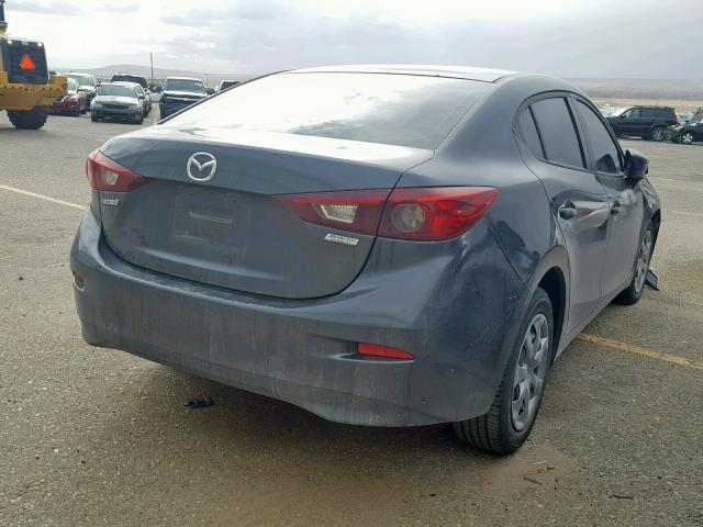 JM1BM1T71E1214251 - 2014 MAZDA 3 SV GRAY photo 4