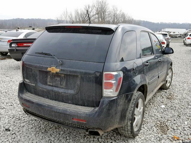 2CNBL937686076102 - 2008 CHEVROLET EQUINOX BLACK photo 4