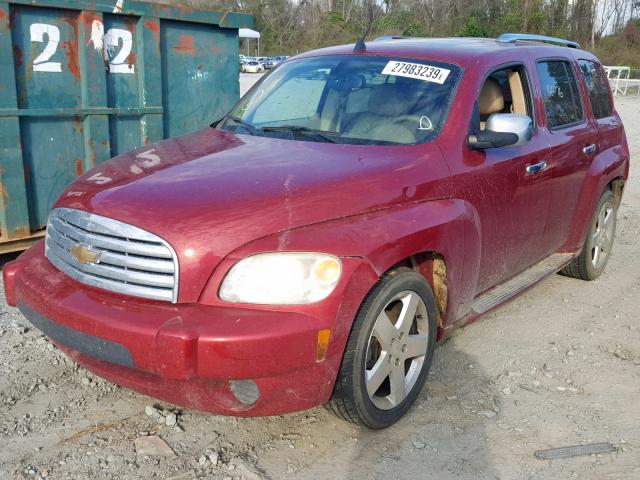 3GNDA23P76S638290 - 2006 CHEVROLET HHR LT RED photo 2