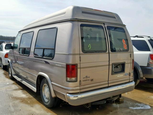 1FDEE14H3SHA64501 - 1995 FORD ECONO GRAY photo 3