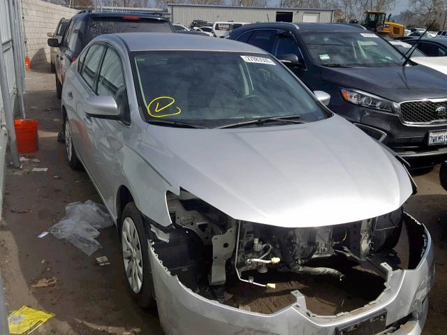 3N1AB7APXGY329861 - 2016 NISSAN SENTRA S SILVER photo 1