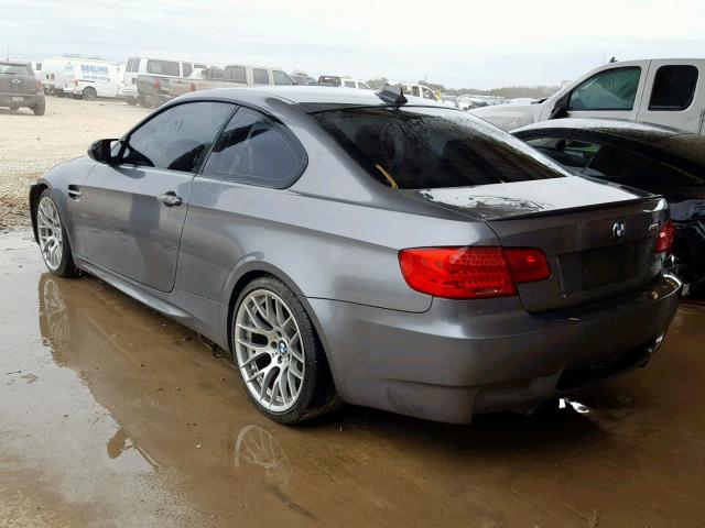 WBSKG9C58BE367808 - 2011 BMW M3 SILVER photo 3