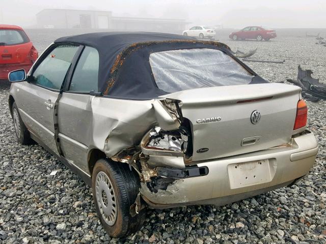 3VWCC21V01M811741 - 2001 VOLKSWAGEN CABRIO GLS SILVER photo 3