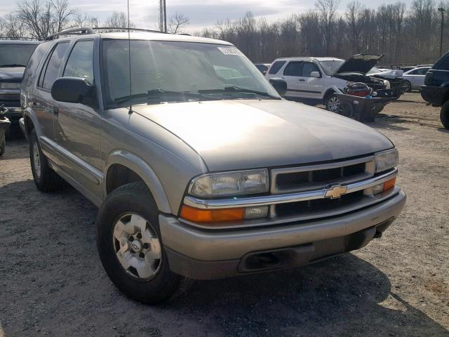 1GNDT13W512158099 - 2001 CHEVROLET BLAZER TAN photo 1