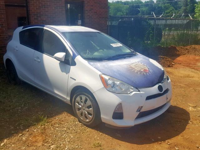 JTDKDTB38D1551573 - 2013 TOYOTA PRIUS C BLUE photo 1