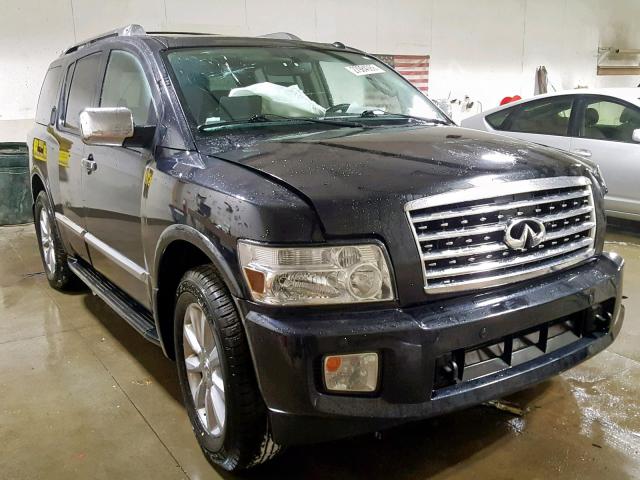 5N3ZA0NE8AN908292 - 2010 INFINITI QX56 BLACK photo 1