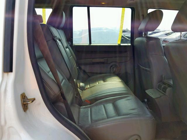 1J8HG48N46C139151 - 2006 JEEP COMMANDER თეთრი ფოტო 6