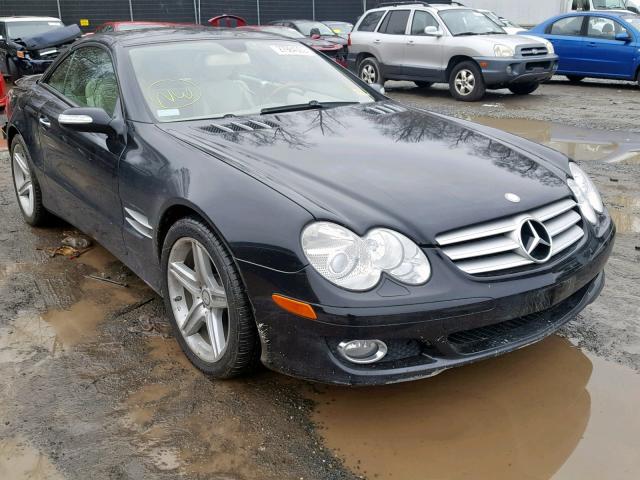 WDBSK71F58F135934 - 2008 MERCEDES-BENZ SL 550 BLACK photo 1