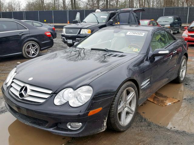 WDBSK71F58F135934 - 2008 MERCEDES-BENZ SL 550 BLACK photo 2