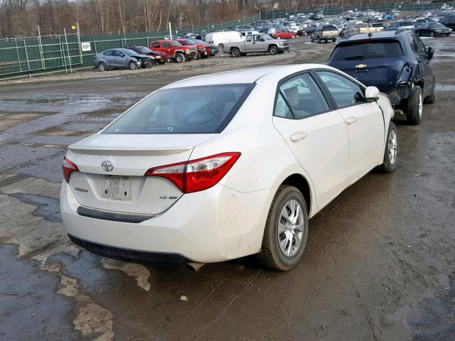 5YFBPRHE5GP401519 - 2016 TOYOTA COROLLA EC WHITE photo 4