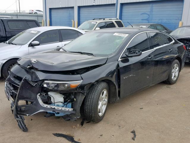 1G1ZB5ST9HF273252 - 2017 CHEVROLET MALIBU LS BLACK photo 2