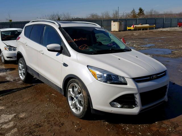 1FMCU9J94EUA62130 - 2014 FORD ESCAPE TIT WHITE photo 1