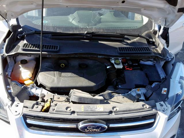 1FMCU9J94EUA62130 - 2014 FORD ESCAPE TIT WHITE photo 7