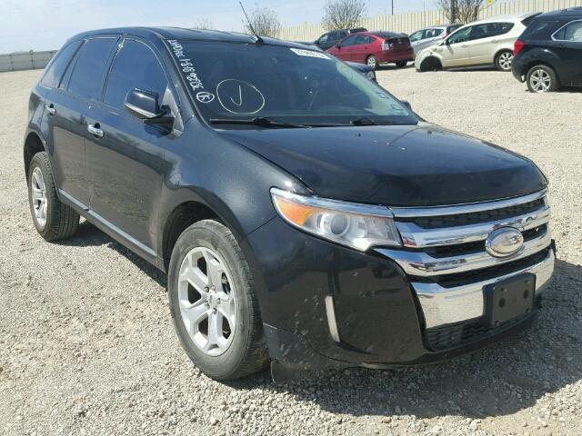 2FMDK3JC8BBB21880 - 2011 FORD EDGE SEL BLACK photo 1