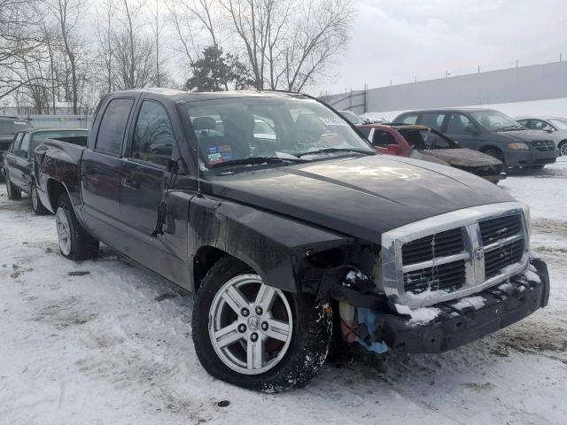 1D7HW28K17S271186 - 2007 DODGE DAKOTA QUA BLACK photo 1