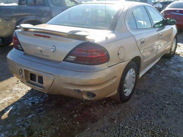 1G2NF52E43M511299 - 2003 PONTIAC GRAND AM S GOLD photo 4