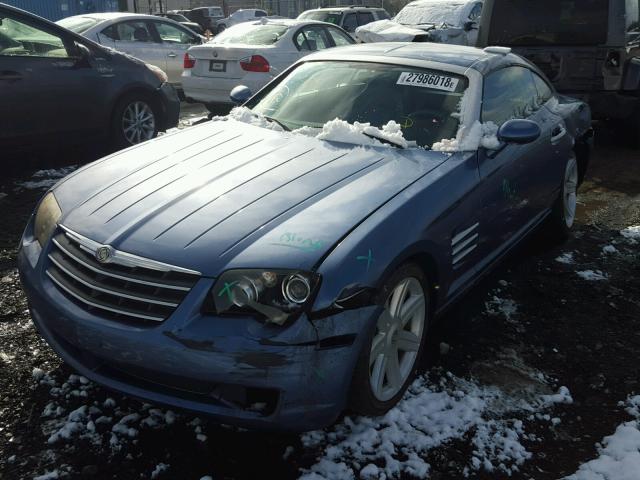 1C3AN69LX6X061320 - 2006 CHRYSLER CROSSFIRE BLUE photo 2