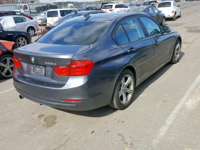 WBA3D5C51FK290751 - 2015 BMW 328 D GRAY photo 4