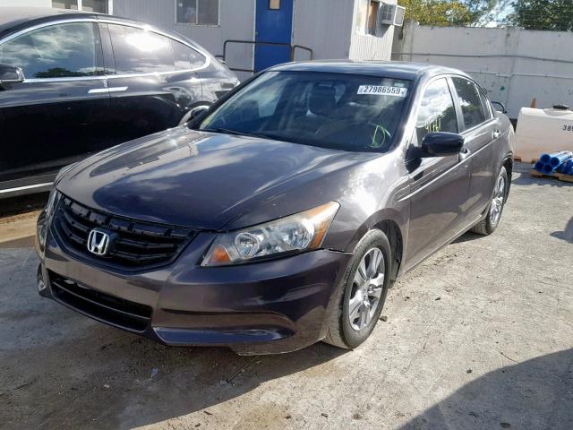 1HGCP2F46BA130961 - 2011 HONDA ACCORD LXP GRAY photo 2