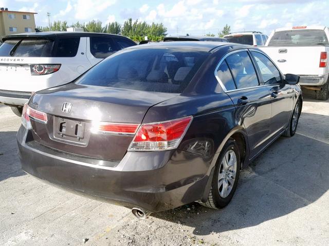 1HGCP2F46BA130961 - 2011 HONDA ACCORD LXP GRAY photo 4