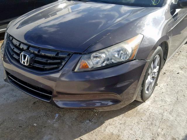 1HGCP2F46BA130961 - 2011 HONDA ACCORD LXP GRAY photo 9