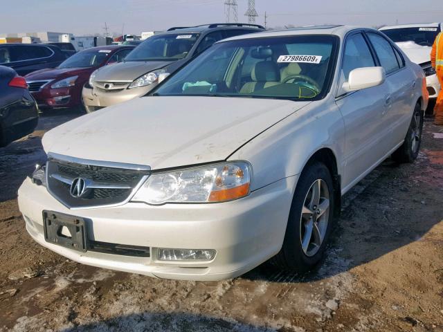 19UUA56672A016086 - 2002 ACURA 3.2TL WHITE photo 2