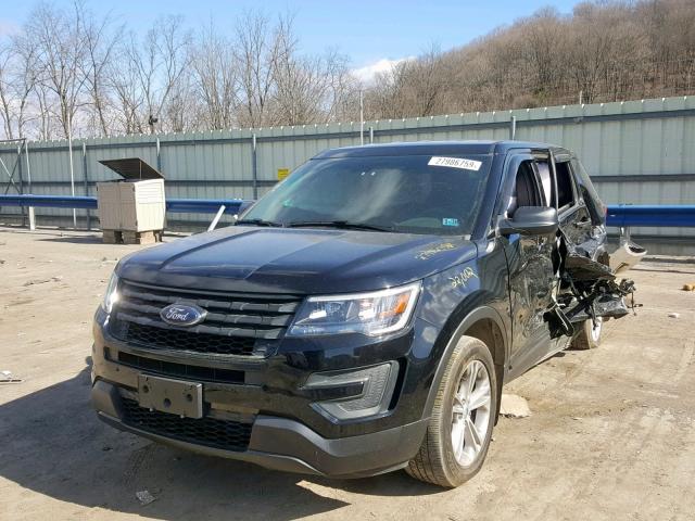 1FM5K8AR0HGB72023 - 2017 FORD EXPLORER P BLACK photo 2