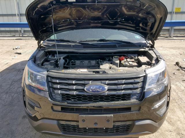 1FM5K8AR0HGB72023 - 2017 FORD EXPLORER P BLACK photo 7