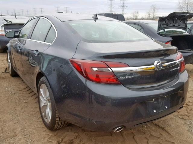 2G4GN5EX6E9215183 - 2014 BUICK REGAL PREM BLACK photo 3