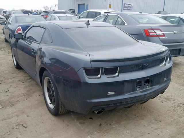 2G1FA1E33D9141939 - 2013 CHEVROLET CAMARO LS GRAY photo 3