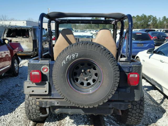 1J4FA49S51P355333 - 2001 JEEP WRANGLER / BLUE photo 9